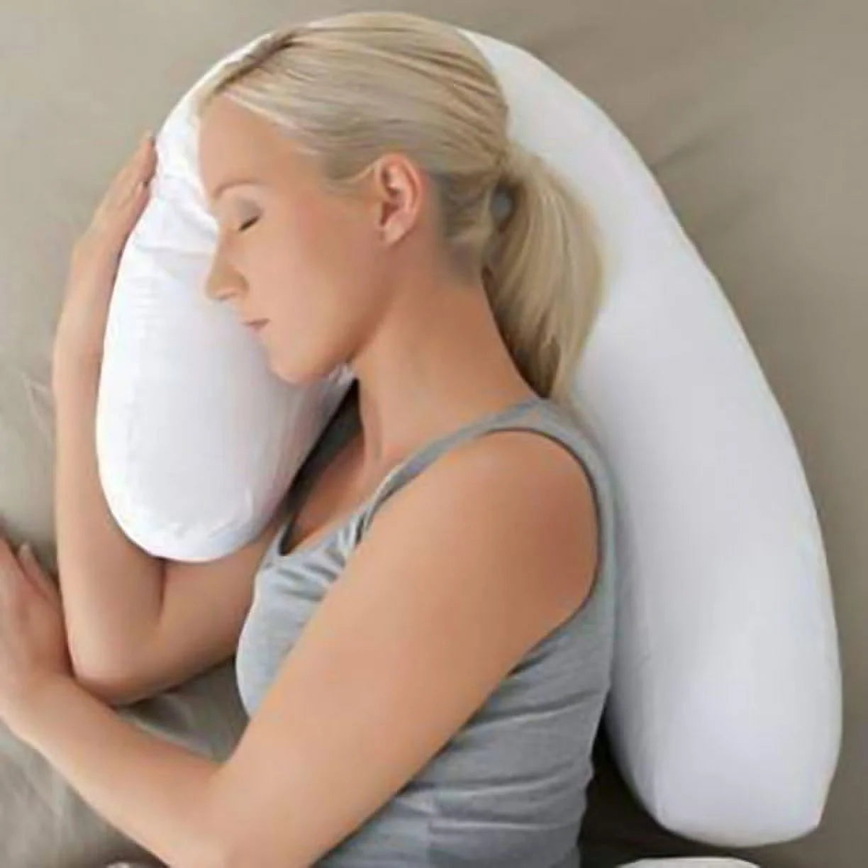 Side Sleep U-Shaped Pillow Side Sleeper Contour Pillow for Neck Shoulder and Back Pain Relief Home and Travel Pillow $19.65Was $23.98 $23.98